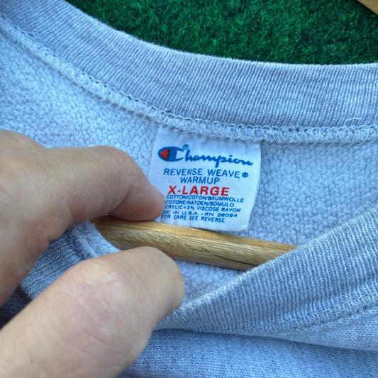 Vintage 80s Champion Reverse Weave Sweatshirt Crewneck Notre Dame Large fits XL