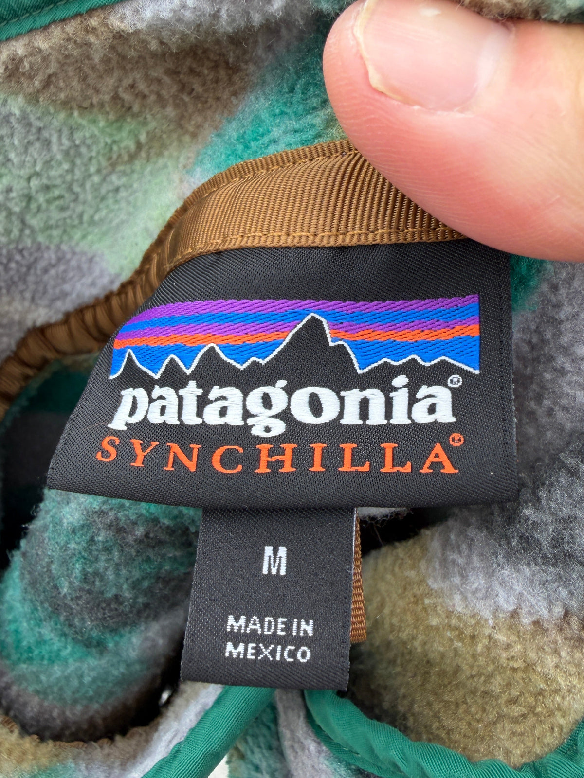 PATAGONIA SYNCHILLA Fleece Pullover Trout Jacket