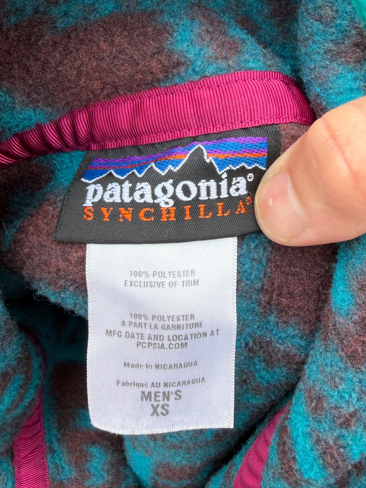 Patagonia synchilla snap-t tribal