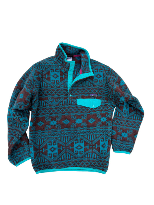 Patagonia synchilla snap-t tribal